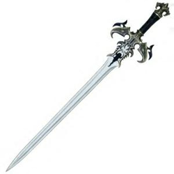 Ilustração de espada de cursores mestre, espada roxa e prata SS, png